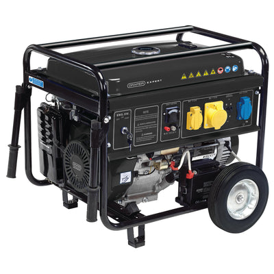 DR-16143 — Draper Expert Petrol Generator with Wheels, 6000W