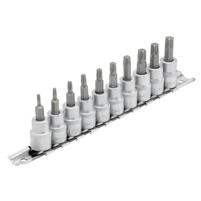 DR-16309 — Draper Expert TX-STAR® Socket Bit Set, 3/8" Sq. Dr., 48mm (10 Piece)