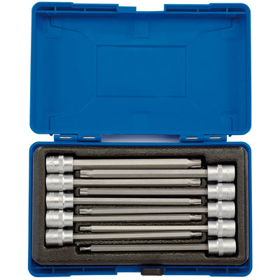 DR-16311 — Draper Expert TX-STAR® Long Socket Bit Set, 3/8" Sq. Dr., 150mm (10 Piece)