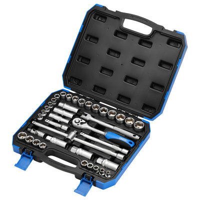 DR-16361 — Combined MM/AF Socket Set, 3/8" Sq. Dr. (39 Piece)