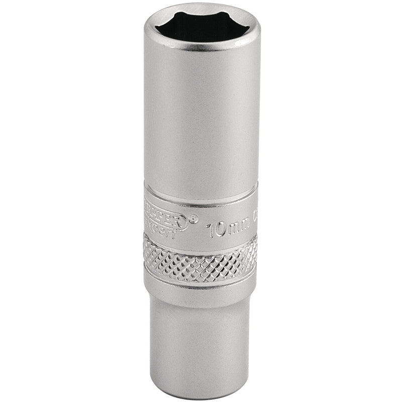 DR-16529 — Draper Expert 6 Point Deep Socket, 1/4" Sq. Dr., 10mm
