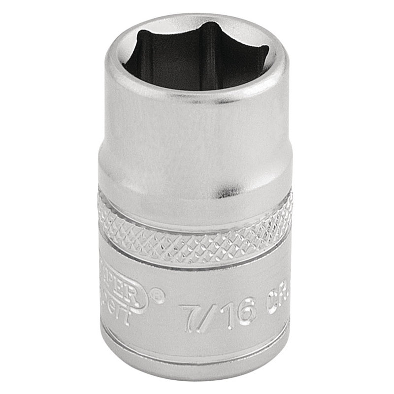 DR-16551 — Draper Expert 6 Point Imperial Socket, 3/8" Sq. Dr., 7/16"