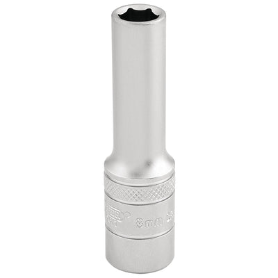 DR-16578 — Draper Expert 6 Point Metric Deep Socket, 3/8" Sq. Dr., 8mm