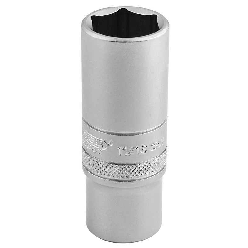 DR-16585 — Draper Expert 6 Point Metric Deep Socket, 3/8" Sq. Dr., 17mm