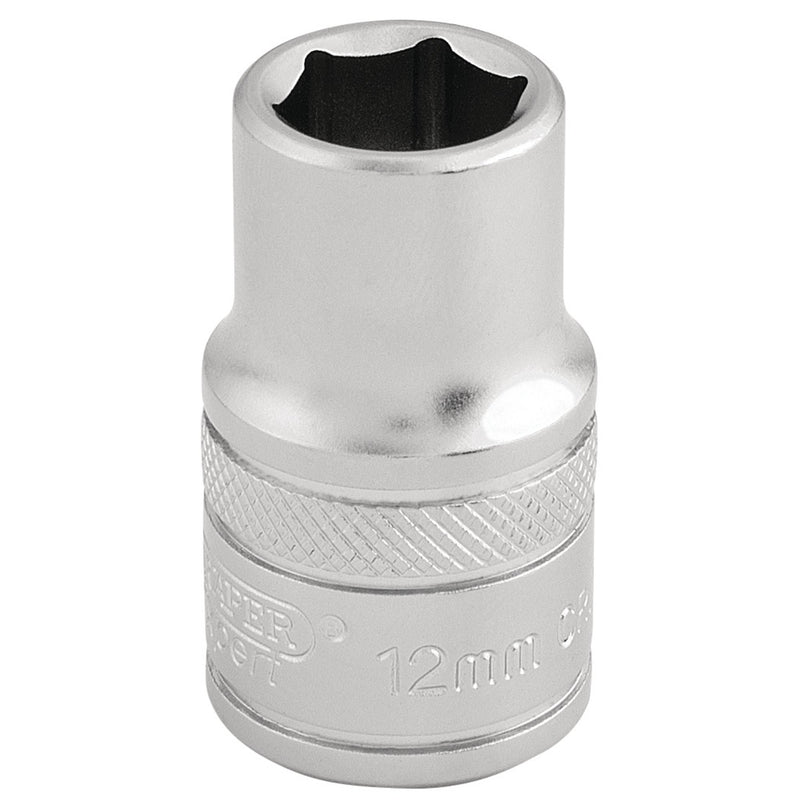 DR-16601 — Draper Expert 6 Point Metric Socket, 1/2" Sq. Dr., 12mm
