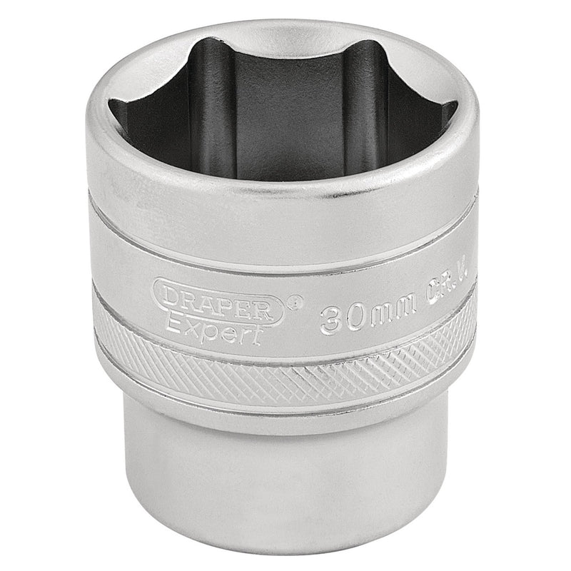 DR-16620 — Draper Expert 6 Point Metric Socket, 1/2" Sq. Dr., 30mm