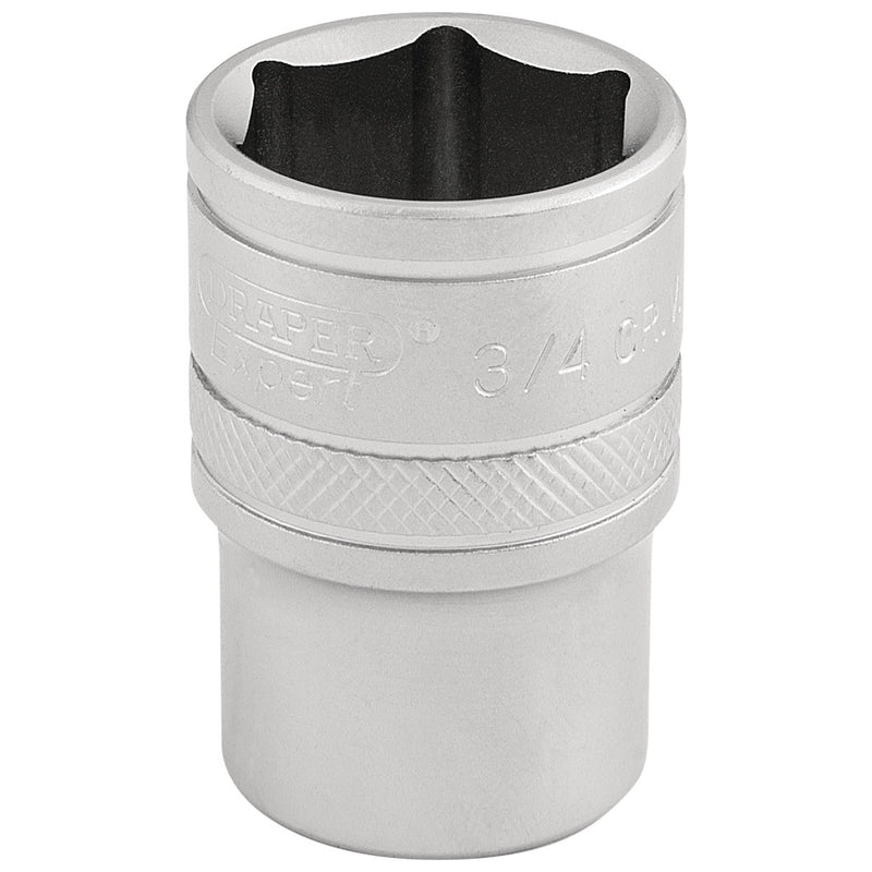 DR-16631 — Draper Expert 6 Point Imperial Socket, 1/2" Sq. Dr., 3/4"