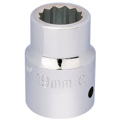 DR-16690 — Draper Expert 12 Point Socket, 3/4" Sq. Dr., 19mm
