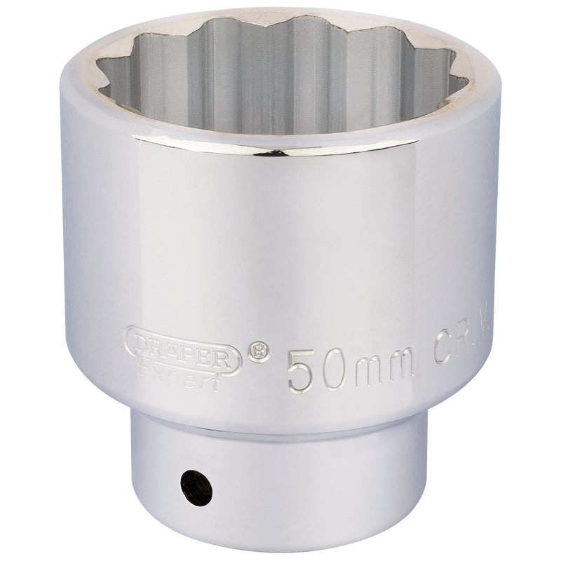 DR-16707 — Draper Expert 12 Point Socket, 3/4" Sq. Dr., 50mm