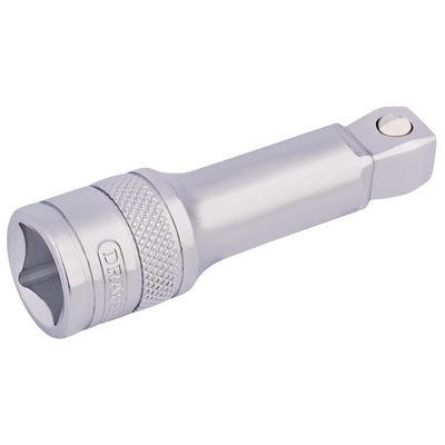 DR-16761 — Draper Expert Satin Chrome Wobble Extension Bar, 1/2" Sq. Dr., 75mm