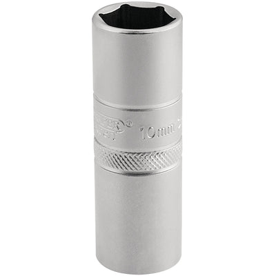 DR-16781 — Draper Expert 10mm Thread 6 Point Satin Chrome Spark Plug Socket, 1/2" Sq. Dr., 16mm