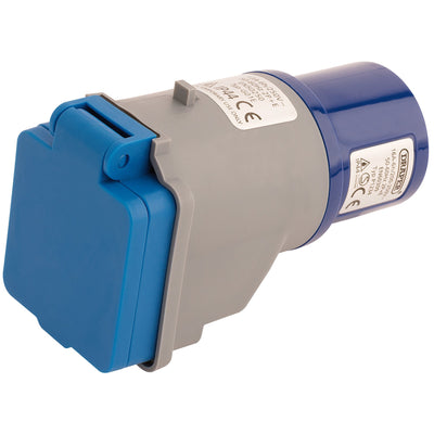 230V Adaptor with 16A Plug to 13A Socket