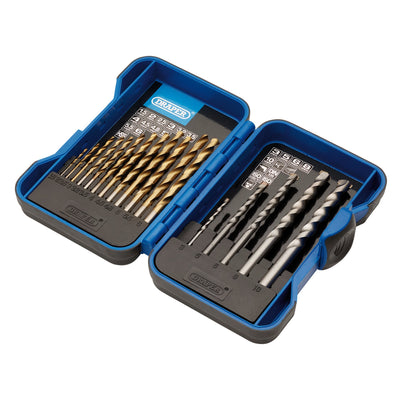 DR-18551 — Metric Combination HSS and Masonry Drill Bit Set (17 Piece)