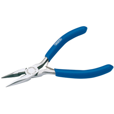 DR-19647 — Spring Loaded Long Nose Pliers, 115mm