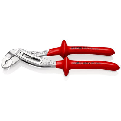 KNIPEX 88 07 250 Alligator® Water Pump Pliers with dipped insulation