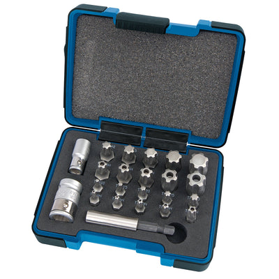 DR-23241 — Draper Expert TX-STAR® 1/4, Plus Bit Set, 3/8" Sq. Dr. (23 Piece)