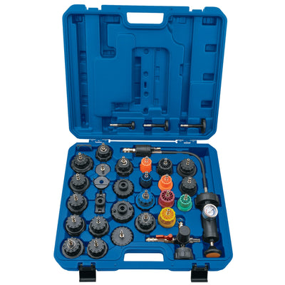 DR-23420 — Draper Expert Radiator and Cap Pressure Test Kit (32 Piece)