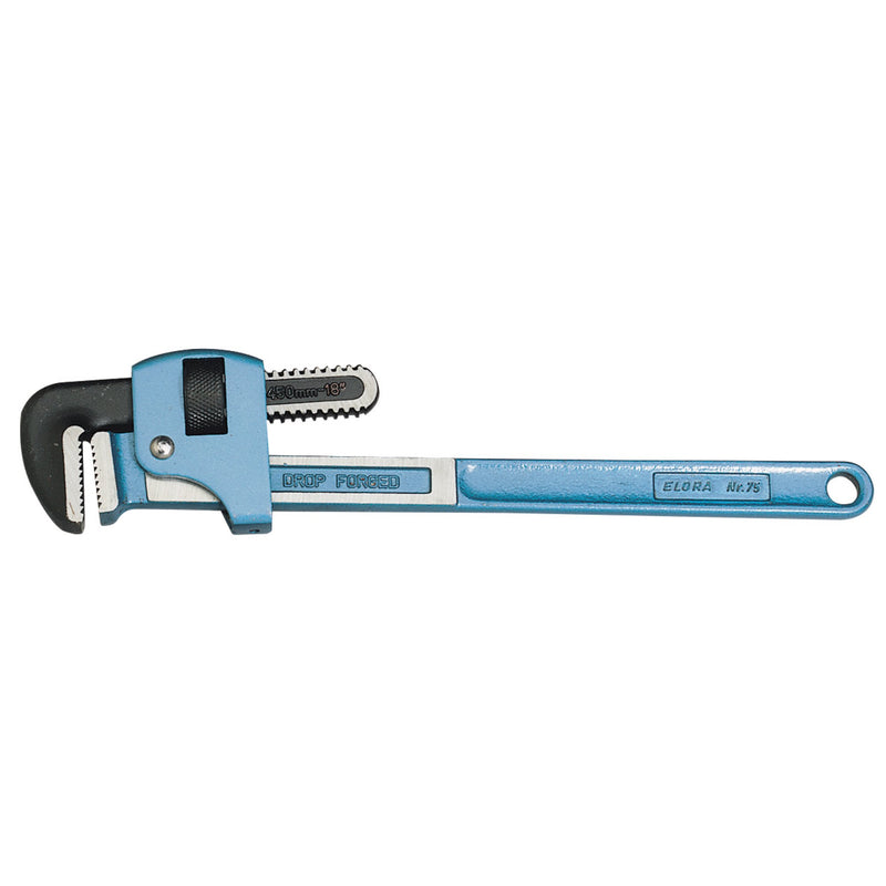 DR-23725 — Elora Adjustable Pipe Wrench, 450mm, 52mm