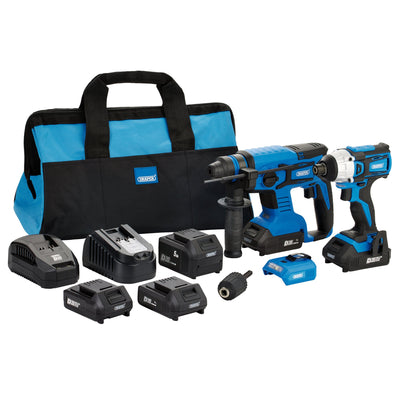 DR-24021 — D20 20V Impact Driver and SDS+ Drill Kit