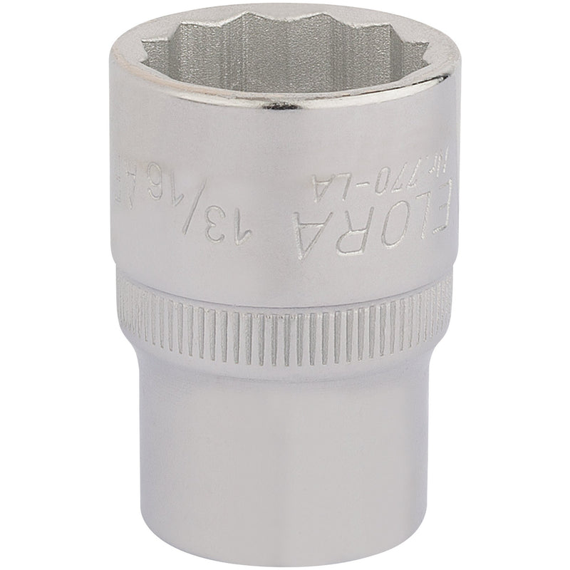 DR-24434 — Elora Bi-Hexagon Socket, 1/2" Sq. Dr., 13/16"
