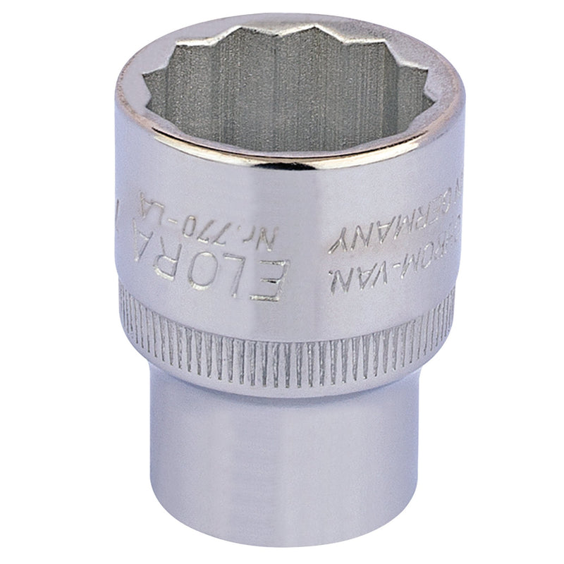 DR-24442 — Elora Bi-Hexagon Socket, 1/2" Sq. Dr., 7/8"