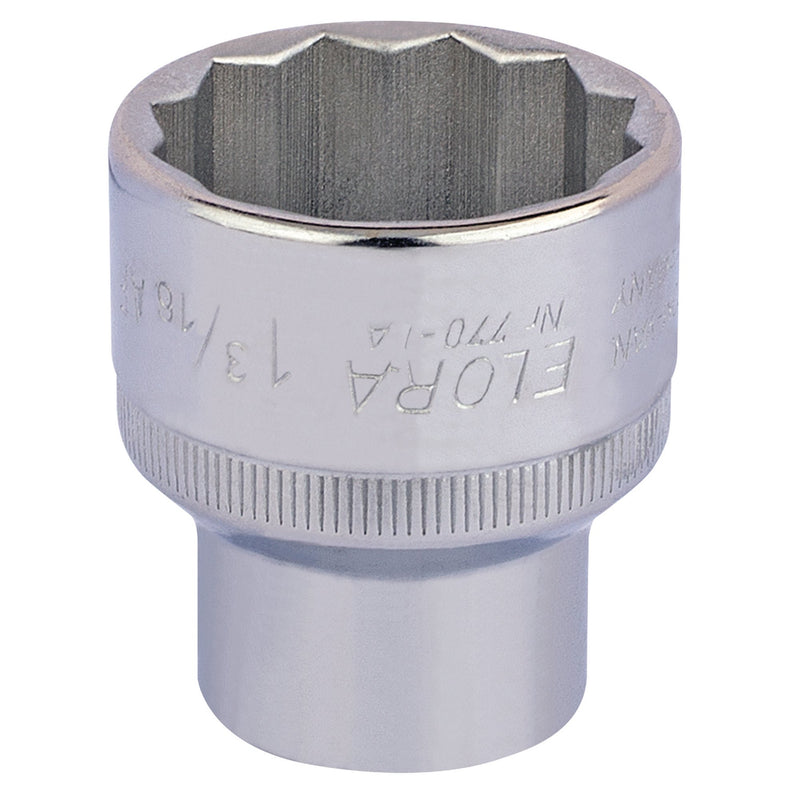DR-24509 — Elora Bi-Hexagon Socket, 1/2" Sq. Dr., 1 3/16"