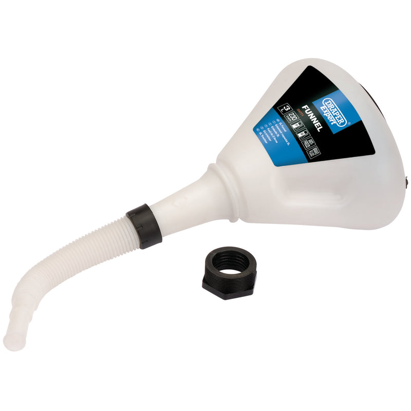 DR-24771 — Draper Expert Polypropylene Funnel, 230mm, 3L