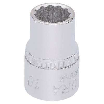 DR-25862 — Elora Bi-Hexagon Socket, 3/8" Sq. Dr., 10mm
