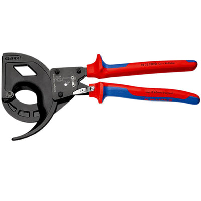 DR-25882 — KNIPEX 95 32 320 Cable Cutter, Ratchet Principle, 3-Stage, 320mm