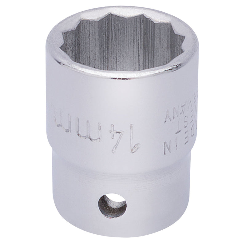 DR-25903 — Elora Bi-Hexagon Socket, 3/8" Sq. Dr., 14mm