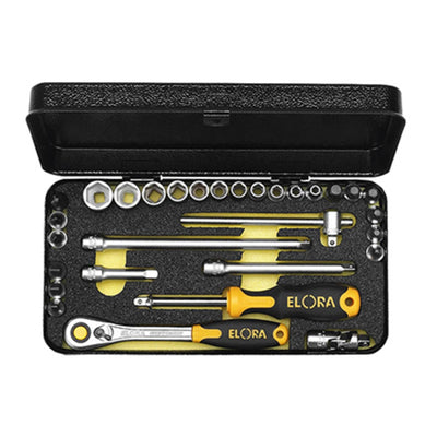 DR-25931 — Elora Metric Socket Set, 1/4" Sq. Dr. (31 Piece)