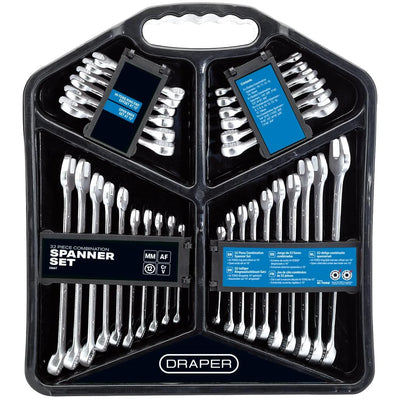 DR-26697 — Draper HI-TORQ Four Combination Spanner Sets (32 Piece)