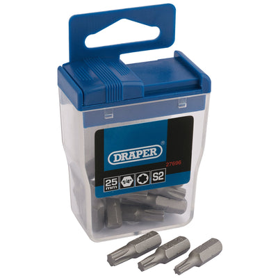 DR-27696 — Draper TX-STAR® Assorted Long Insert Bits, 25mm (20 Piece)