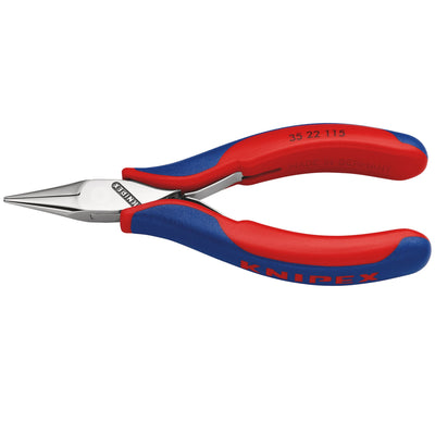 DR-27699 — KNIPEX 35 22 115 Electronics Pliers with Box Joint with Multi-Component Grips, 115mm