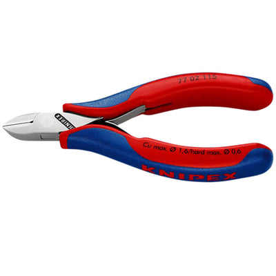 DR-27721 — KNIPEX 77 02 115 Electronics Diagonal Cutter with Box Joint, 115mm