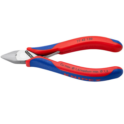 DR-27729 — KNIPEX 77 42 130 Electronics Diagonal Cutter, 130mm