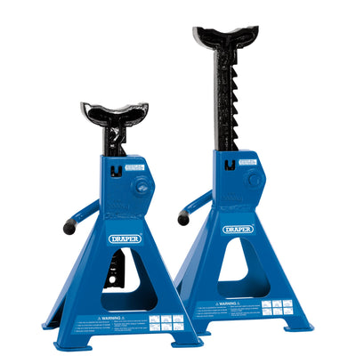 DR-30878 — Ratchet Axle Stands, 2 Tonne (Pair)