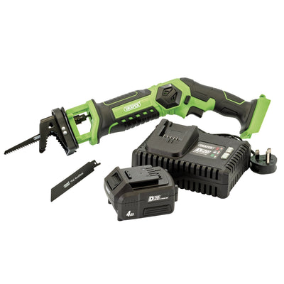 DR-30901 — D20 20V Pruning Saw, 1 x 4.0Ah Battery, 1 x Fast Charger