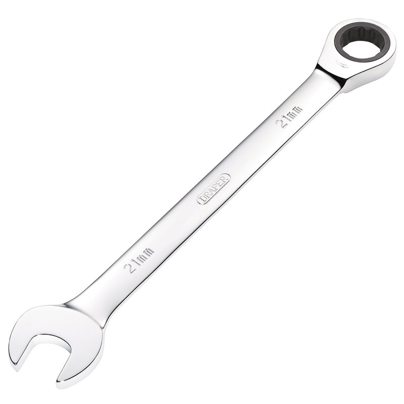 DR-31020 — Metric Ratcheting Combination Spanner, 21mm