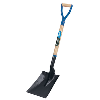 DR-31391 — Steel Square Mouth Builders Shovel with Hardwood Shaft