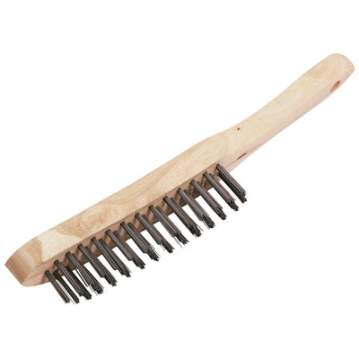DR-31570 — Wire Scratch Brush, 4 Row, 290mm
