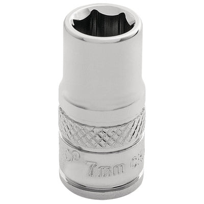 DR-32487 — Draper Expert HI-TORQ® 6 Point Socket, 1/4" Sq. Dr., 7mm