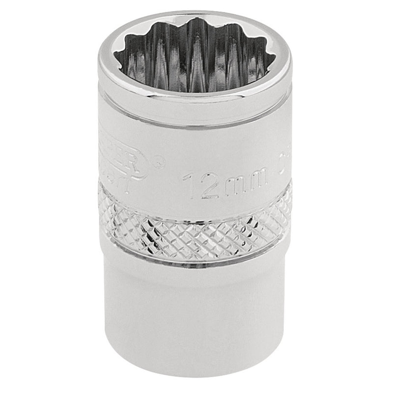 DR-32772 — Draper Expert HI-TORQ® 12 Point Socket, 3/8" Sq. Dr., 12mm