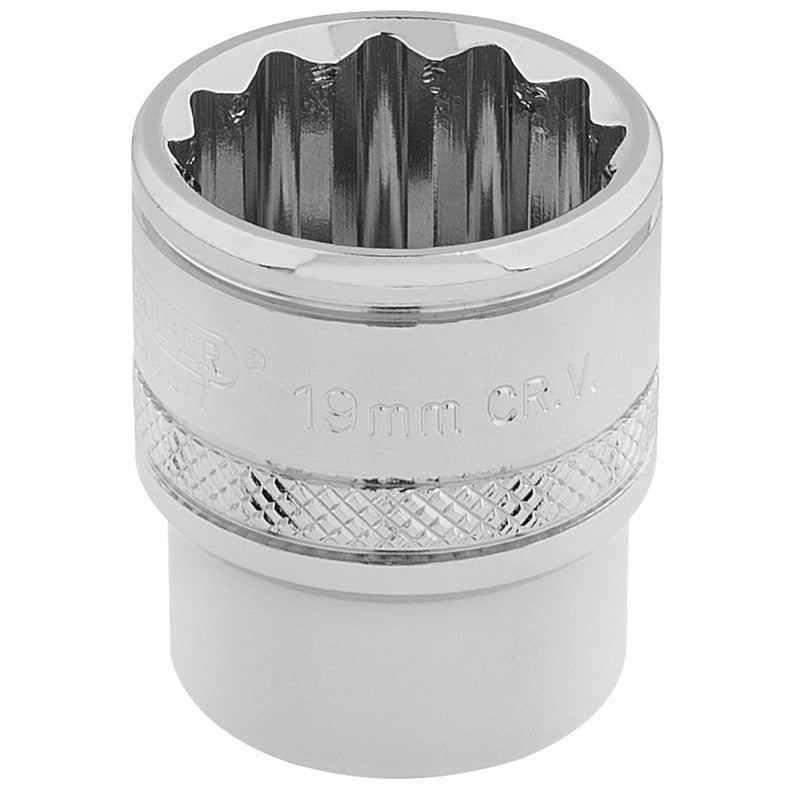DR-32797 — Draper Expert HI-TORQ® 12 Point Socket, 3/8" Sq. Dr., 19mm
