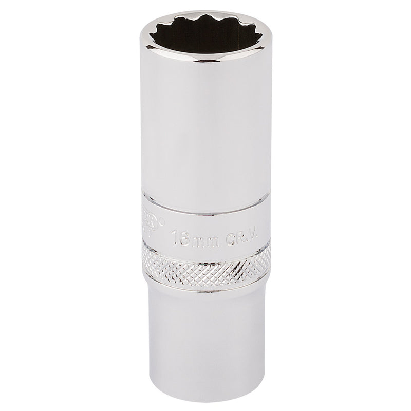 DR-32990 — Draper Expert HI-TORQ® 12 Point Deep Socket, 3/8" Sq. Dr., 16mm
