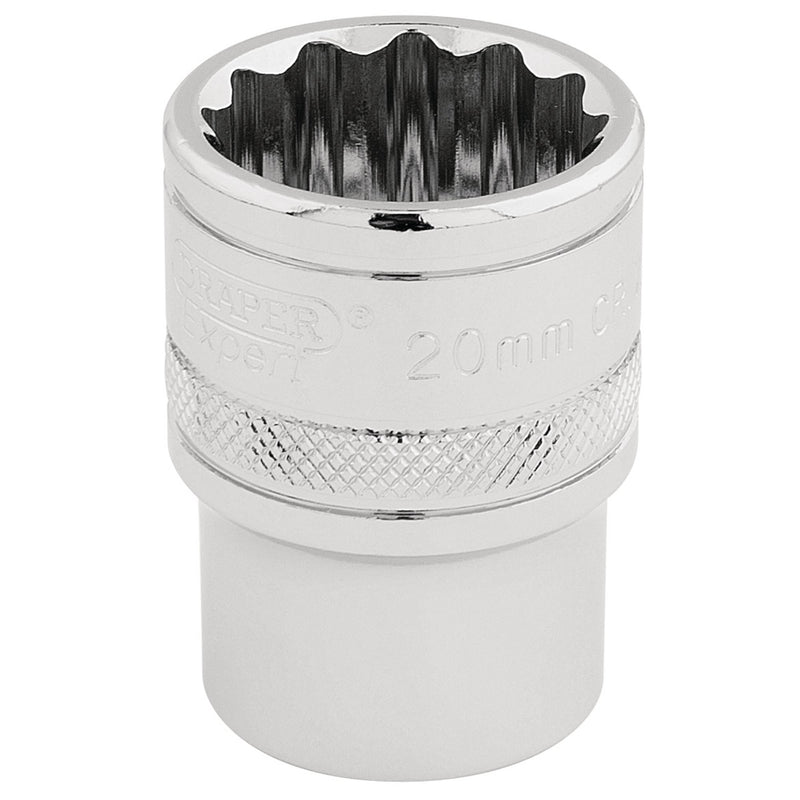 DR-33289 — Draper Expert HI-TORQ® 12 Point Socket, 1/2" Sq. Dr., 20mm