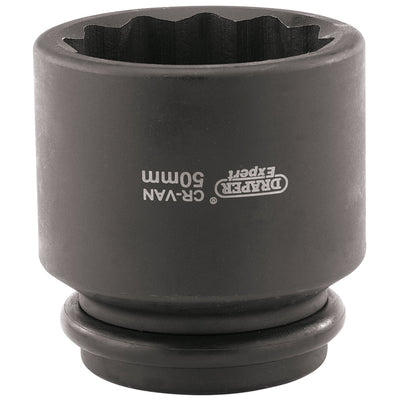 DR-33319 — Draper Expert Hub Nut Impact Socket, 3/4" Sq. Dr., 50mm