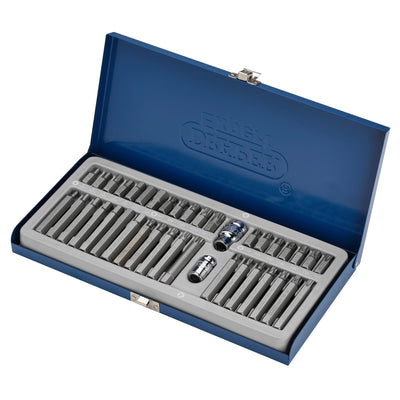 DR-33322 — Draper Expert TX-STAR® Hex. & Spline Mechanics Bit Set, 3/8, 1/2" Sq. Dr. (40 Piece)
