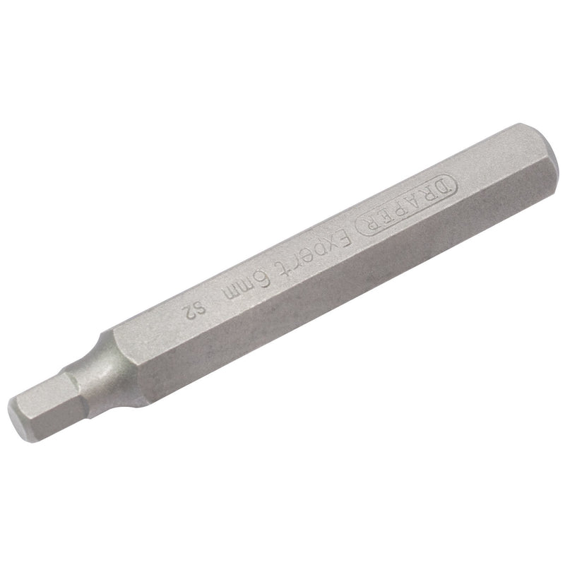DR-33334 — Draper Expert Hexagonal 10mm Insert Bit for Mechanics Bit Sets, 6mm x 75mm
