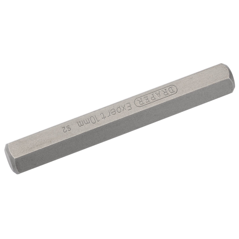 DR-33337 — Draper Expert Hexagonal 10mm Insert Bit for Mechanics Bit Sets, 10mm x 75mm